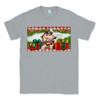 Heather Grey Stocked christmas farm Classic Tee - Artiststas