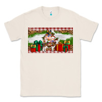 Natural Stocked christmas farm Classic Tee - Artiststas