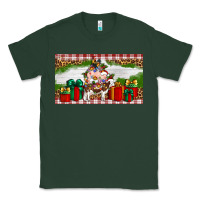 Sports Green Stocked christmas farm Classic Tee - Artiststas
