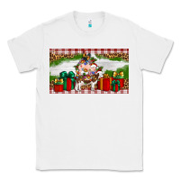 White Stocked christmas farm Classic Tee - Artiststas