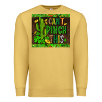 Antique Gold shamrock bomb cant pinch this Premium Sweatshirt - AdoDesignShop