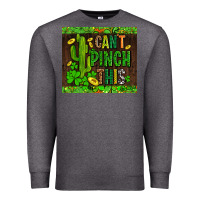 Charcoal Heather shamrock bomb cant pinch this Premium Sweatshirt - AdoDesignShop