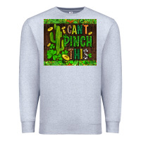 Heather Grey shamrock bomb cant pinch this Premium Sweatshirt - AdoDesignShop