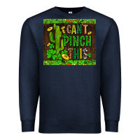 Navy shamrock bomb cant pinch this Premium Sweatshirt - AdoDesignShop