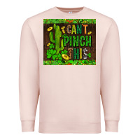 Pale Pink shamrock bomb cant pinch this Premium Sweatshirt - AdoDesignShop