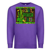 Purple shamrock bomb cant pinch this Premium Sweatshirt - AdoDesignShop