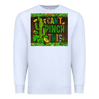 White shamrock bomb cant pinch this Premium Sweatshirt - AdoDesignShop