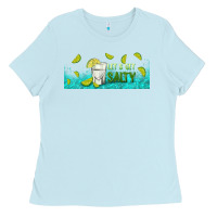Baby Blue let's get salty with lime Ladies Tee - TumblerDesignByShophia