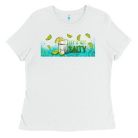 White let's get salty with lime Ladies Tee - TumblerDesignByShophia
