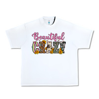 White beautiful crazy Urban Heavy Tee - OliviaCreatesArt