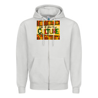 Dove Grey do it for the culture mousepad Zipper Hoodie - BarkalooDesign