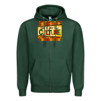 Sports Green do it for the culture mousepad Zipper Hoodie - BarkalooDesign