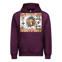 Mauve Wine first i drink the coffee then i do the things Urban Hoodie - JahusDesignShop