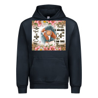 Navy first i drink the coffee then i do the things Urban Hoodie - JahusDesignShop