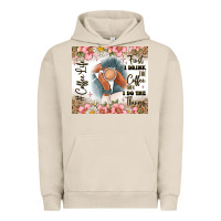 Pigment French Oak first i drink the coffee then i do the things Urban Hoodie - JahusDesignShop
