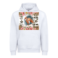 White first i drink the coffee then i do the things Urban Hoodie - JahusDesignShop