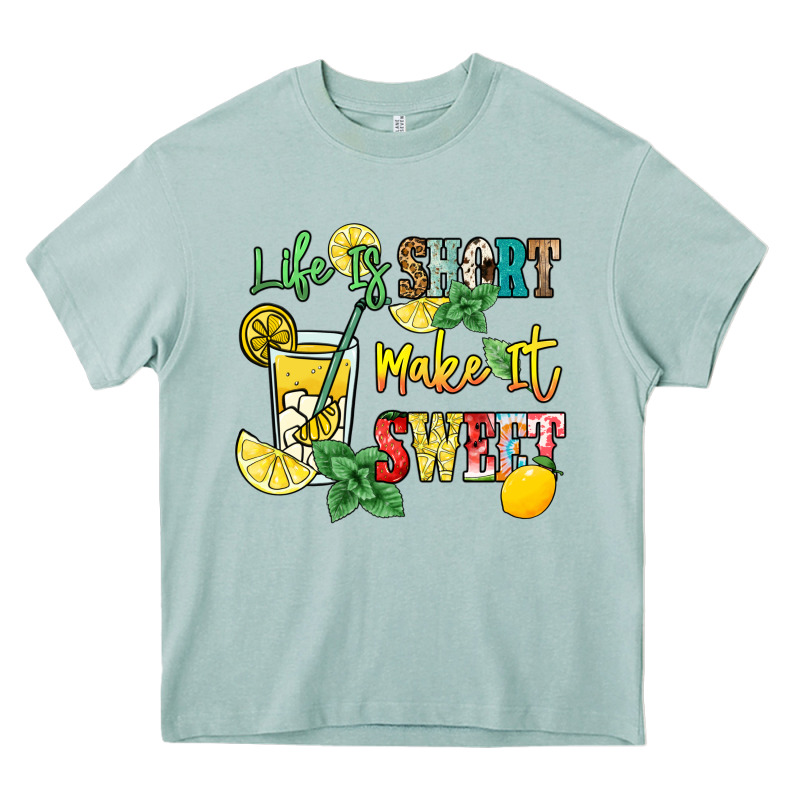 Life Is  Make It Sweet Heavy Core Tee by NancyCooperArtShop | Teevron