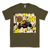 Army Green softball crusher Classic Tee - TumblerDesignByShophia