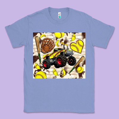 Softball Crusher Classic Tee Designed By Tumblerdesignbyshophia