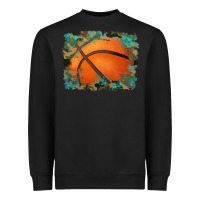 Black sports basketball background Heavyweight Sweatshirt - Artiststas