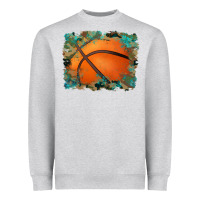 Heather Grey sports basketball background Heavyweight Sweatshirt - Artiststas