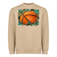 Sports Basketball Background Heavyweight Sweatshirt | Teevron
