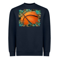 Navy sports basketball background Heavyweight Sweatshirt - Artiststas