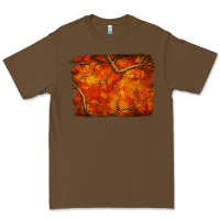 Cacao orange hunter camouflage pattern brushstroke Premium Tee - Jasminsmagicworld