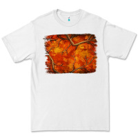 White orange hunter camouflage pattern brushstroke Premium Tee - Jasminsmagicworld
