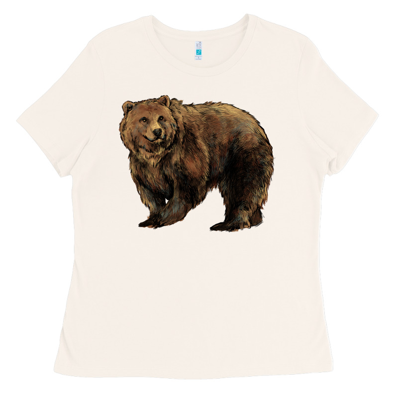 Grizzly Bear Ladies Tee by HowdyJamesFarm | Teevron