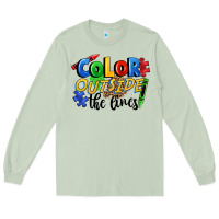Matcha Color outside the lines Long Sleeve Tee - FaDigitalArtStudio