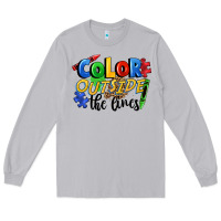 Moon Dust Color outside the lines Long Sleeve Tee - FaDigitalArtStudio