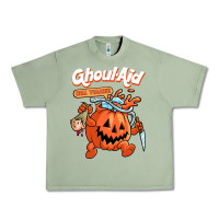 Oil Green cool ghoul aid funny ghoul pumpkin cute meme halloween t shirt Urban Heavy Tee - maiPhamDesign