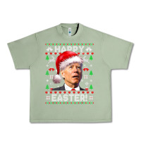 Oil Green Santa Joe Biden Happy Easter Ugly Christmas Urban Heavy Tee - maiPhamDesign