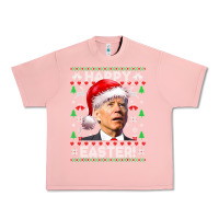 Salmon Santa Joe Biden Happy Easter Ugly Christmas Urban Heavy Tee - maiPhamDesign