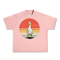 Salmon Retro Vintage Duck Urban Heavy Tee - maiPhamDesign