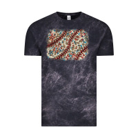 Cloud Black Baseball leopard glitter background Vintage Tee - HowdyJamesFarm
