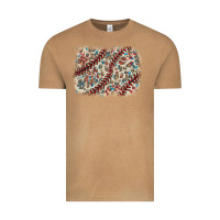 Vintage Camel Baseball leopard glitter background Vintage Tee - HowdyJamesFarm