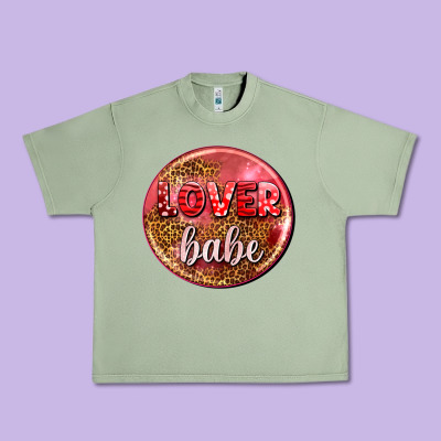 Lover Babe Olivia Urban Heavy Tee Designed By Oliviacreatesart
