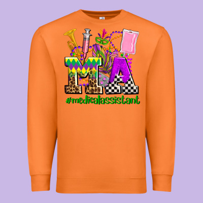 Mardi Gras Ma Medical Assistant Premium Sweatshirt Designed By Adodesignshop