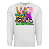 Oatmeal Heather mardi gras ma medical assistant Premium Sweatshirt - AdoDesignShop