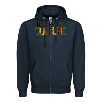 Navy do it for the culture juneteenth Zipper Hoodie - BarkalooDesign
