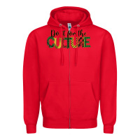 Red do it for the culture juneteenth Zipper Hoodie - BarkalooDesign