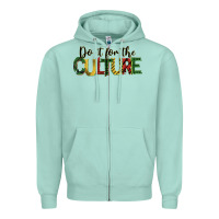 Seafoam do it for the culture juneteenth Zipper Hoodie - BarkalooDesign