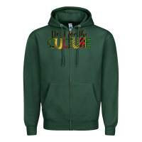 Sports Green do it for the culture juneteenth Zipper Hoodie - BarkalooDesign
