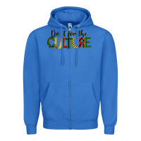 True Royal do it for the culture juneteenth Zipper Hoodie - BarkalooDesign