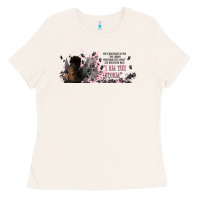 Bone i am the storm with girl and butterflies Ladies Tee - TumblerDesignByShophia