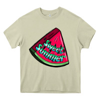 Mossy sweet summer watermelon Heavy Core Tee - NancyCooperArtShop