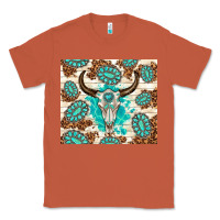 Copper gemstone bull skull leopard Classic Tee - TumblerDesignByShophia