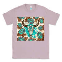 Lilac gemstone bull skull leopard Classic Tee - TumblerDesignByShophia